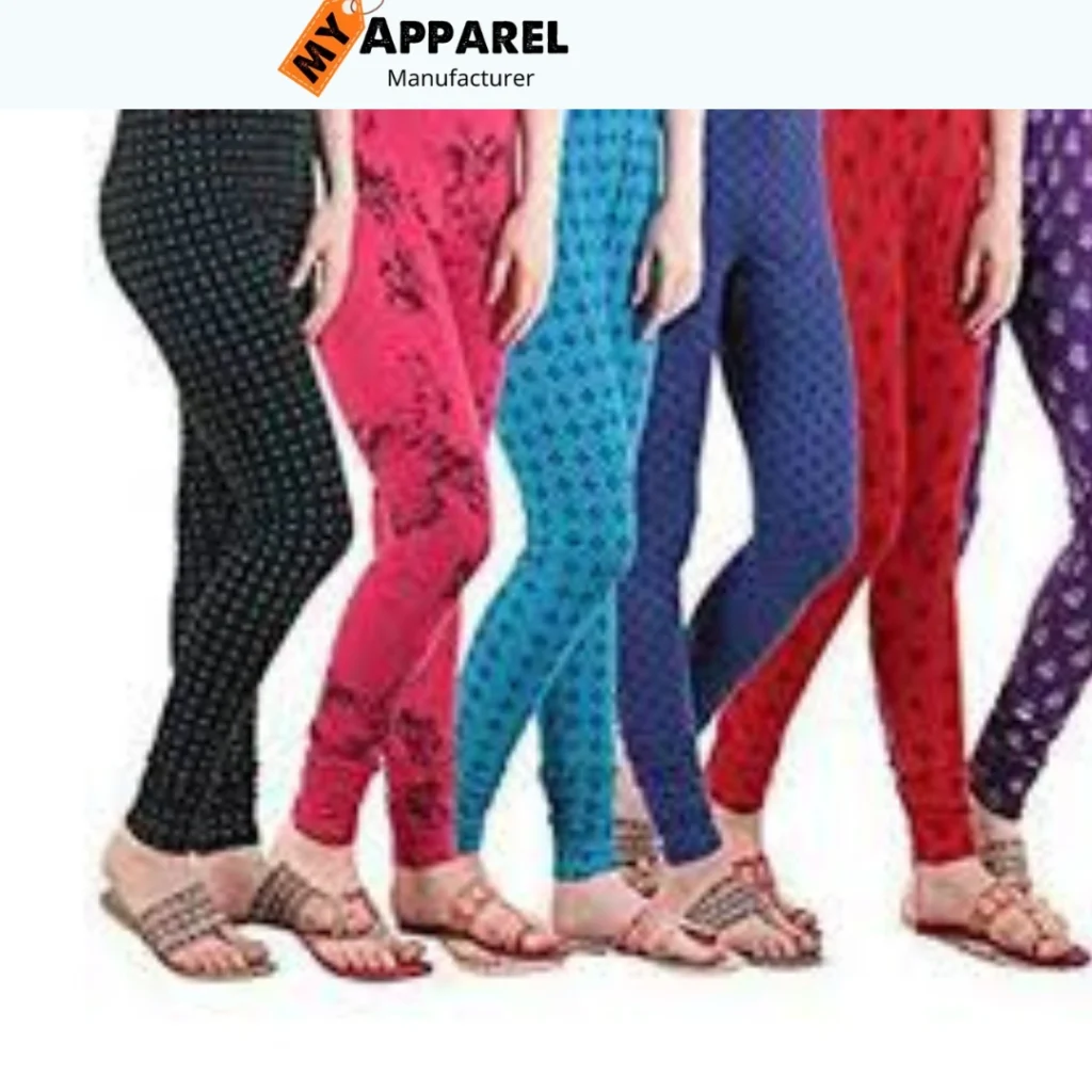 printed leggings with pockets