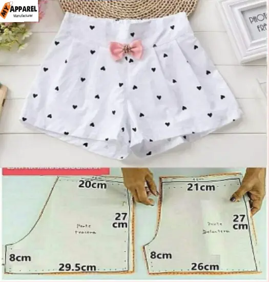 making and cutting the skirt