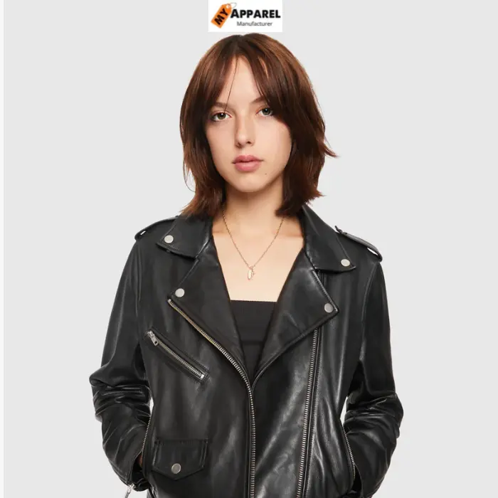 moto leather jacket outfit