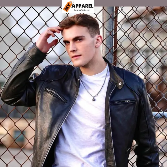 Classic Biker Leather Jacket