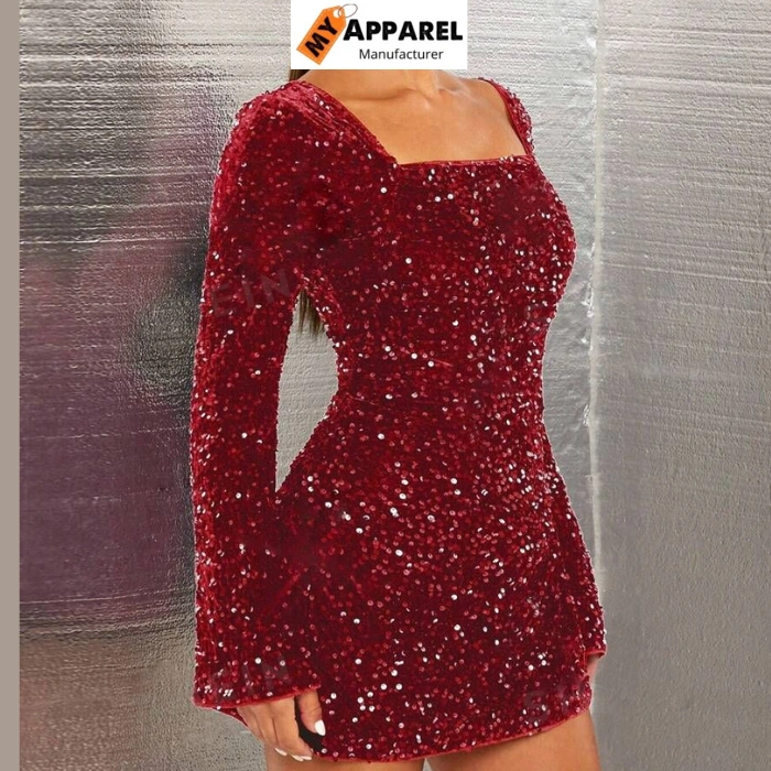 Sequin Mini Dress