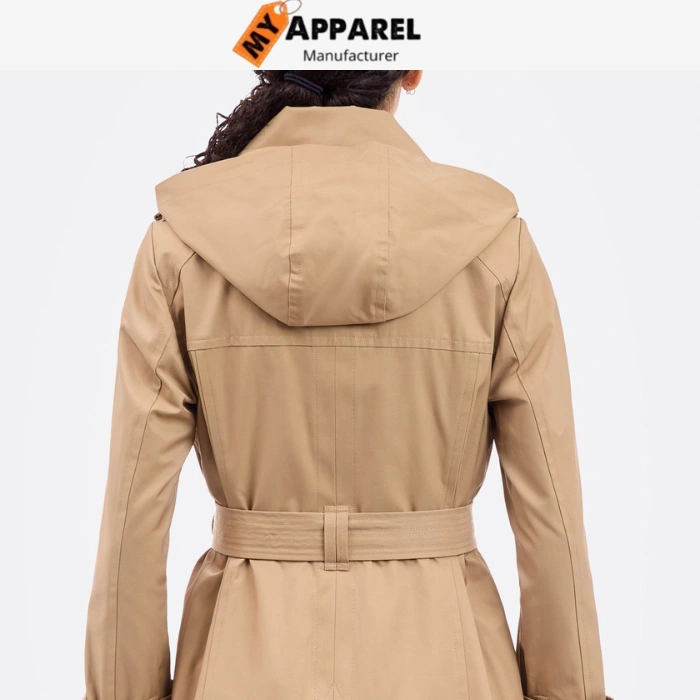 Hooded Trench Coat