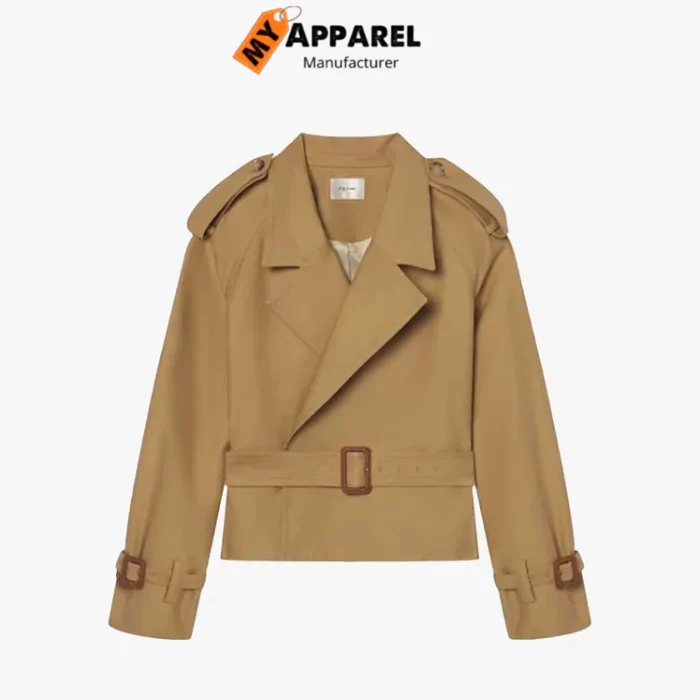 Cropped Trench Coat