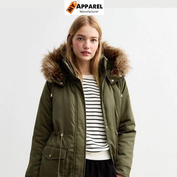 Faux Fur-Trimmed Parka