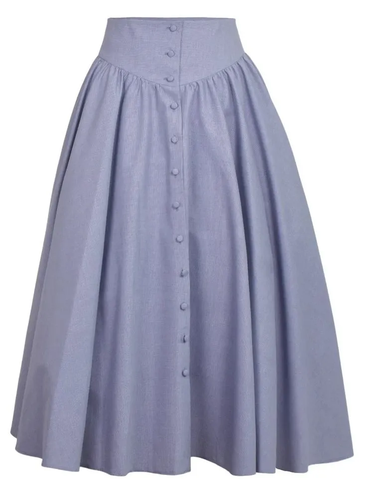 Women’s stylish yoke skirt with a flattering fitted waistband