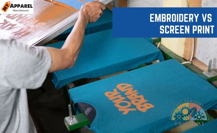 Screen Printing vs. Embroidery