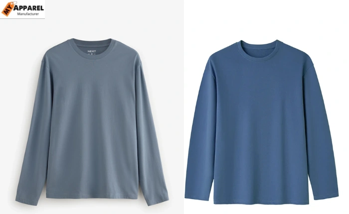 1. Crew Neck Long Sleeve T-Shirts
Types of Long Sleeve T-Shirts