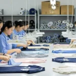 clothing manufacturing process in China