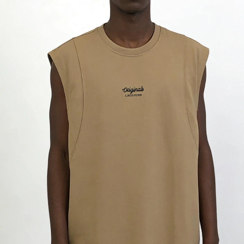 beige oversized tank top tank top manufacturer