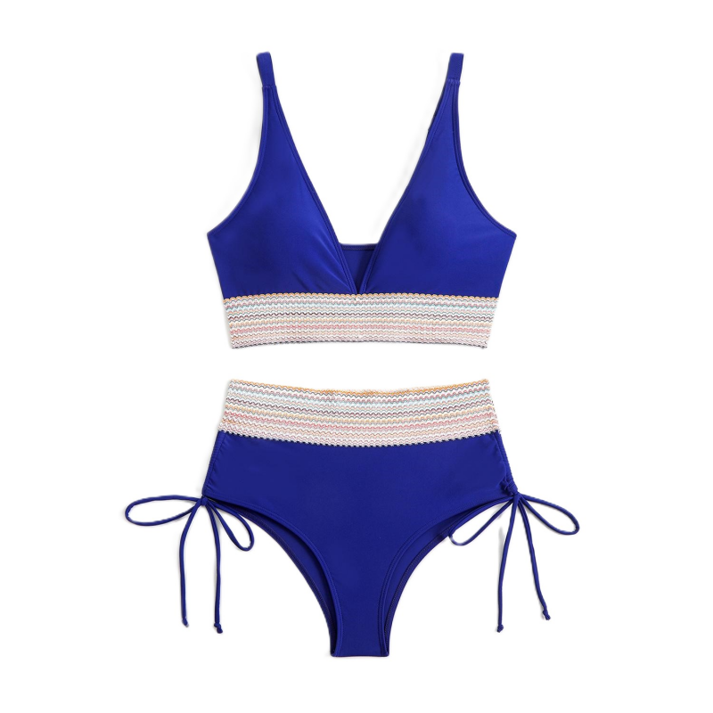 custom high waisted bikini set