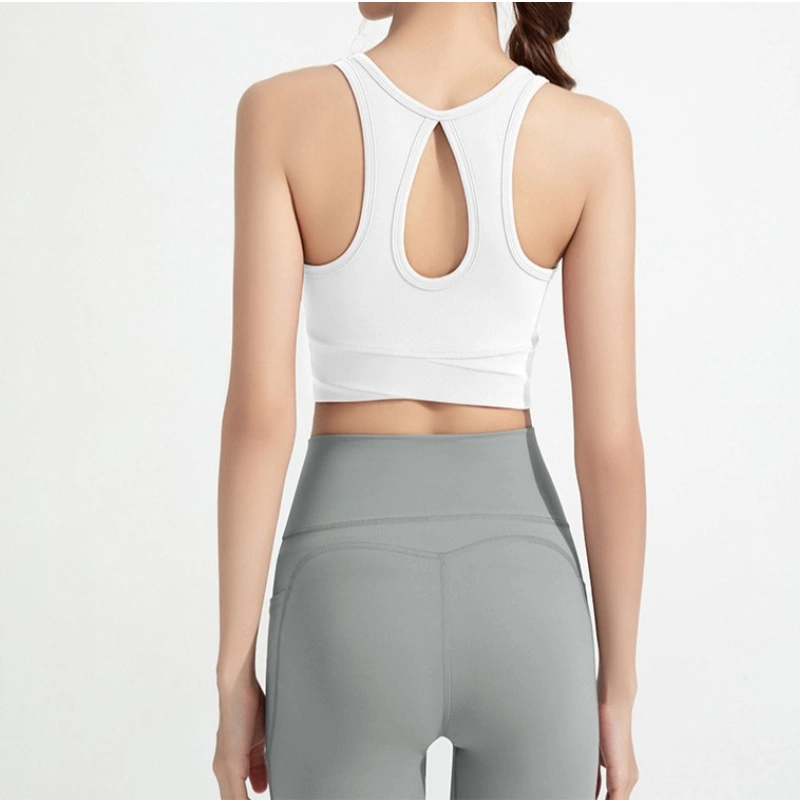 white racerback crop top manufacturer