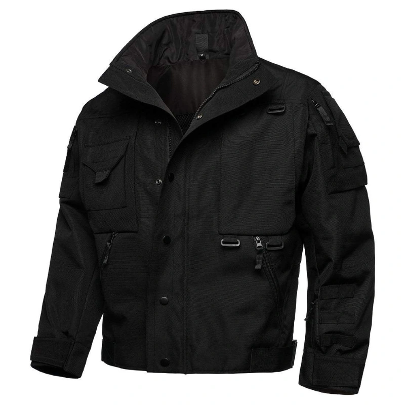 black winter parka jacket for men