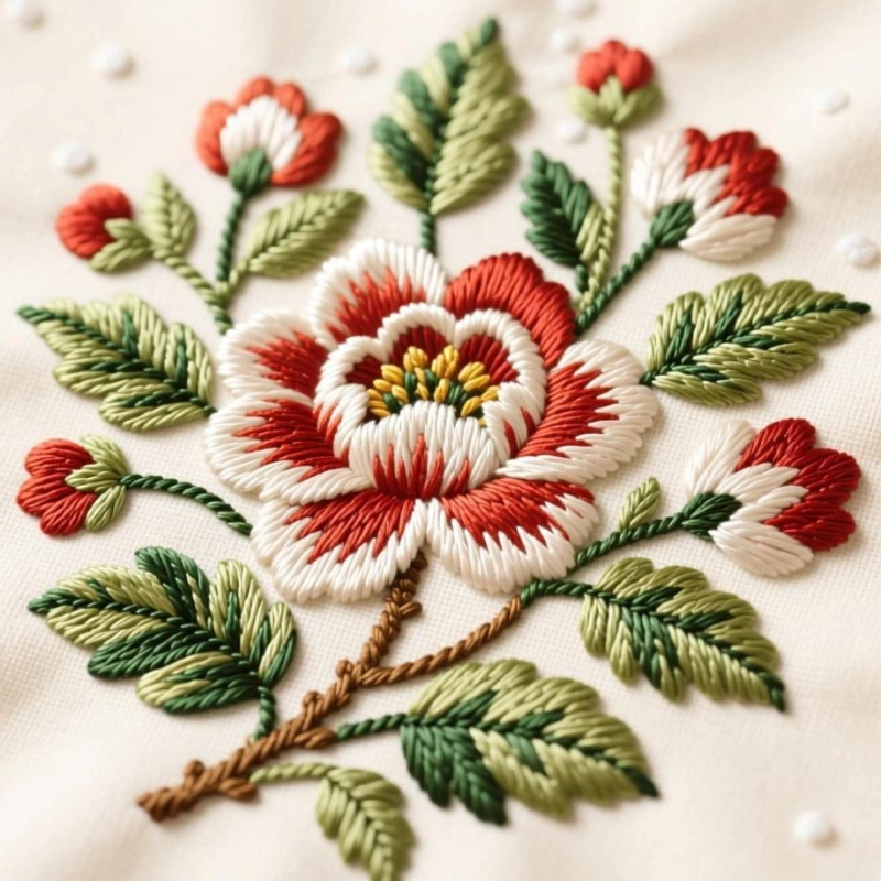 red-and-white-floral-embroidery-patch