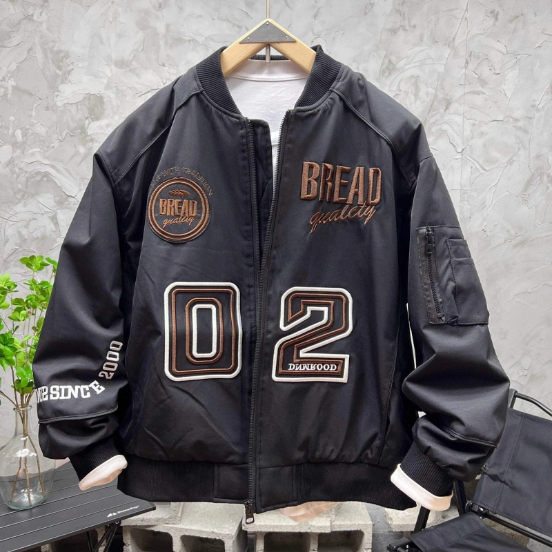 embroidered varsity jacket