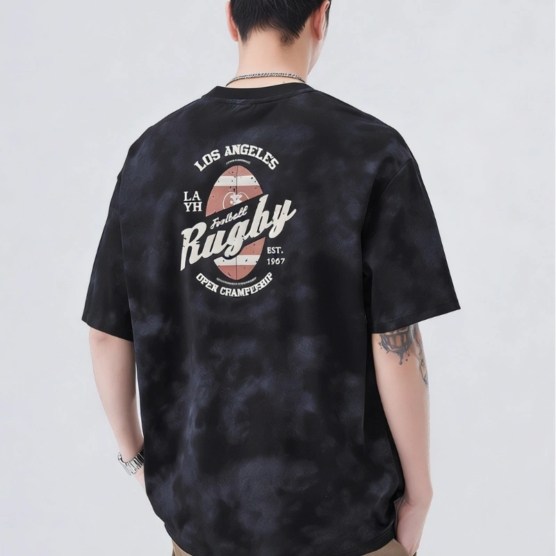 streetwear t-shirt with back print