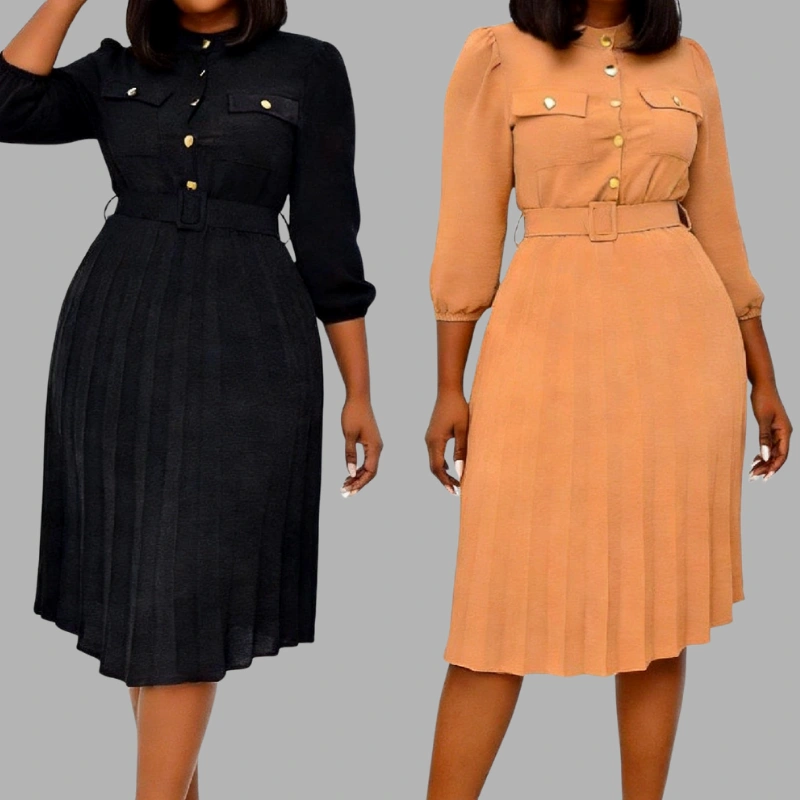 Black tennis dress women