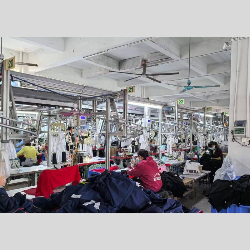 Clothing factory production