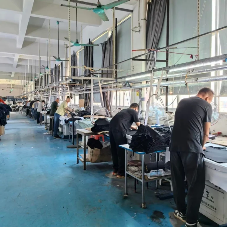 Garment manufacturing factory