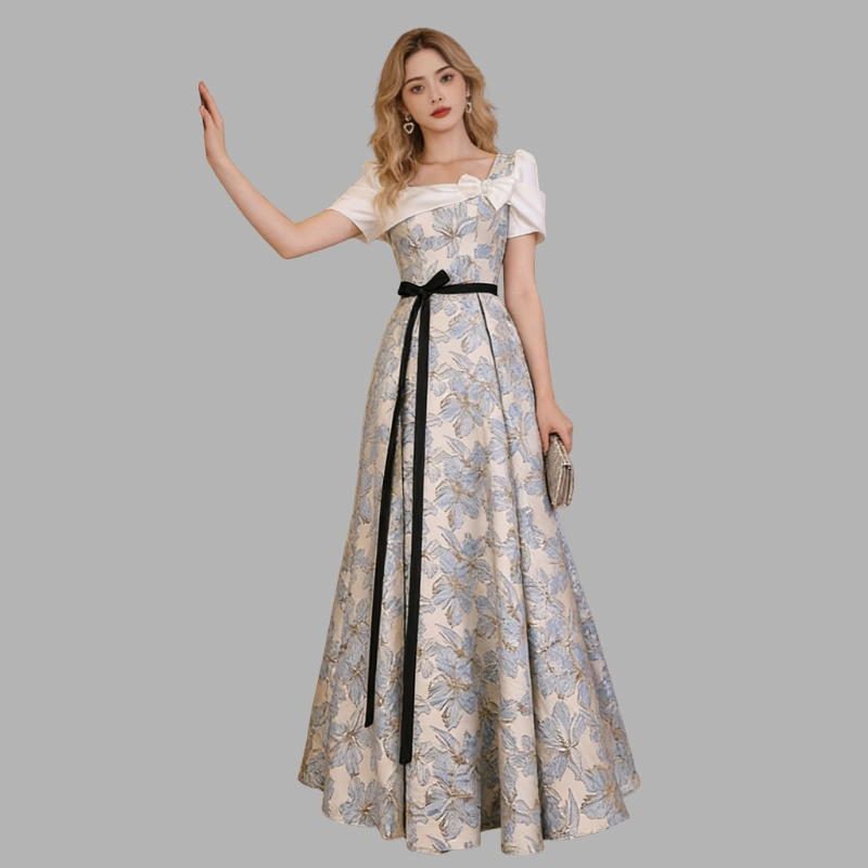 Green winter dress women