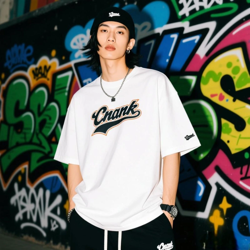 women’s grey oversized tee