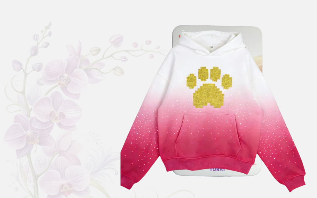 Custom Rhinestone Hoodie