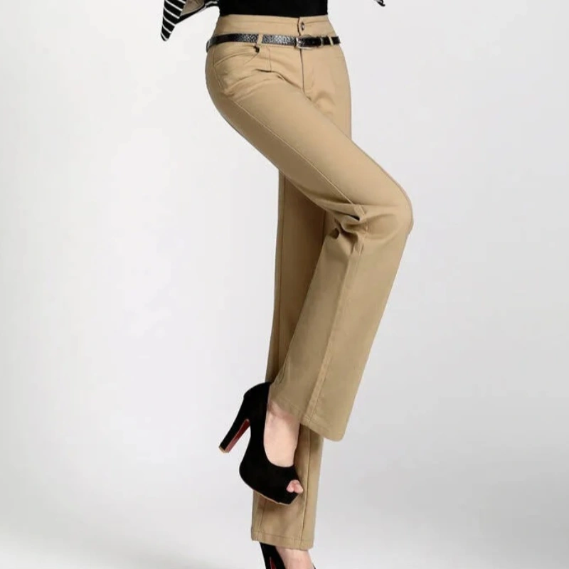 khaki slim fit pants men