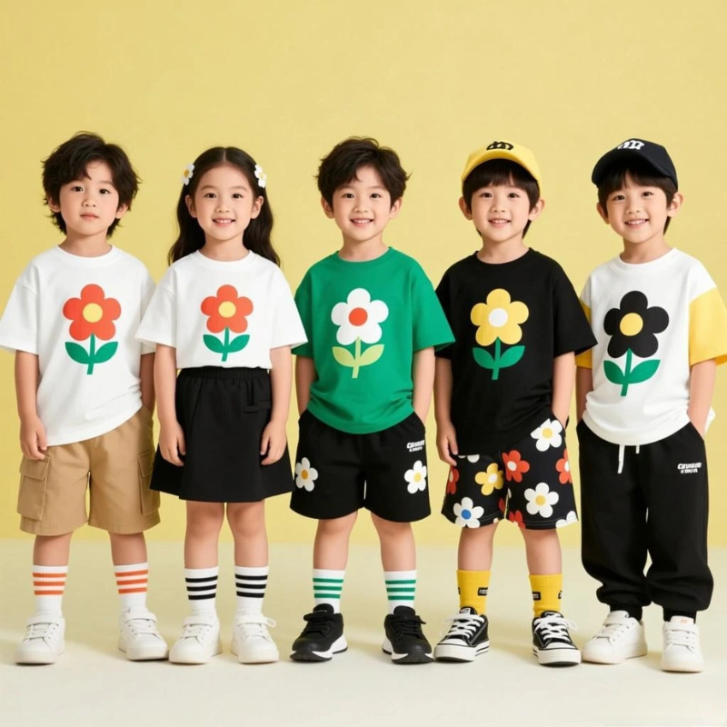 childrenโs printed t-shirts