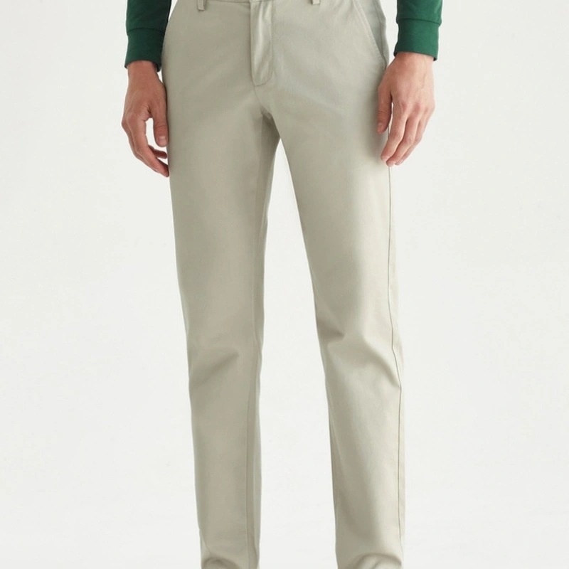 light green straight pants
