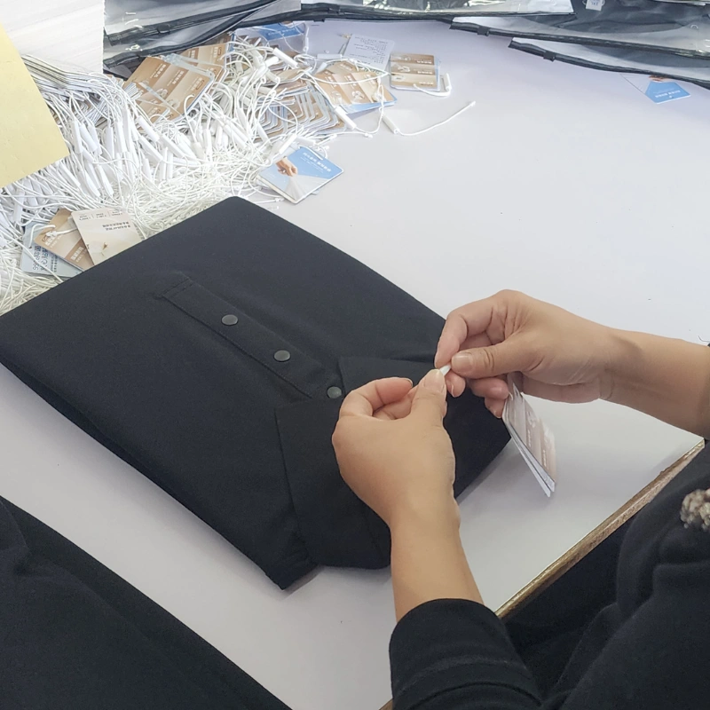 garment branding and labeling process