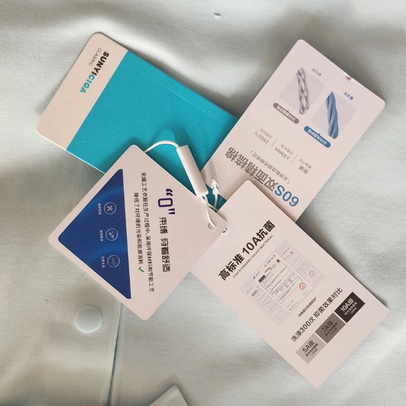 printed apparel hang tags