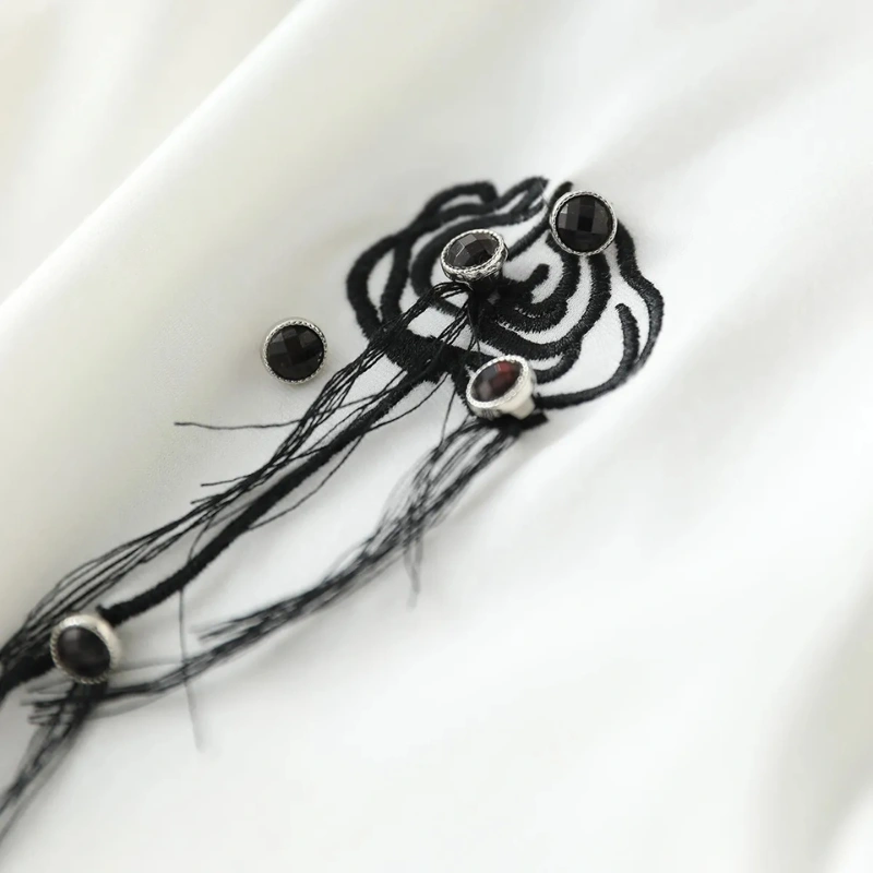 custom floral embroidery apparel