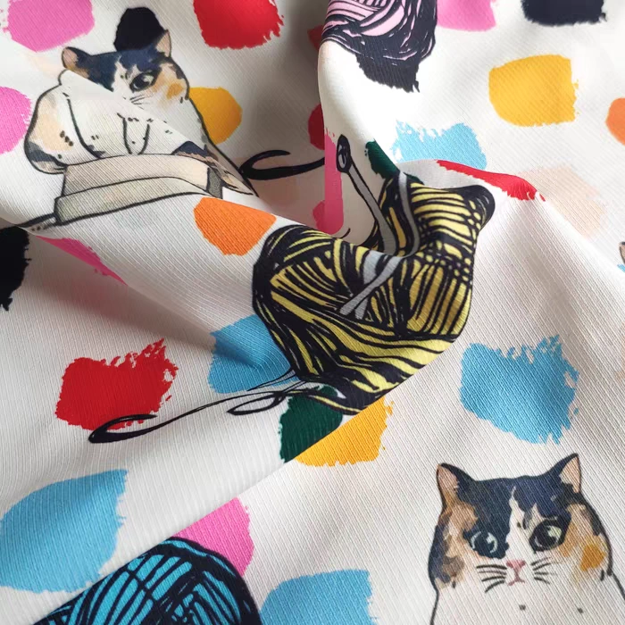 Cute pet pattern fabric