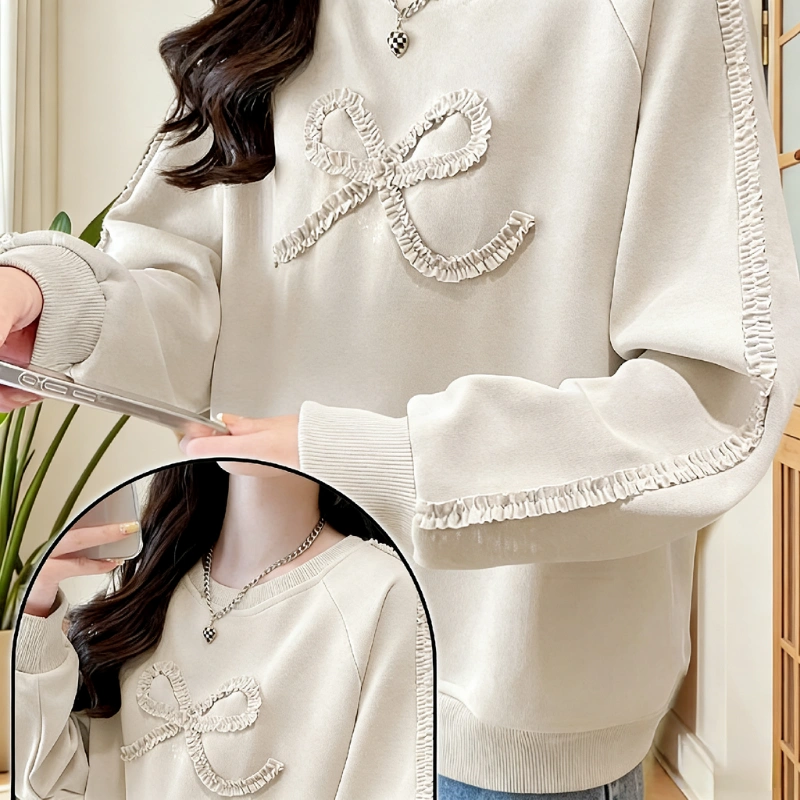 cream ethnic outfit with embroidery