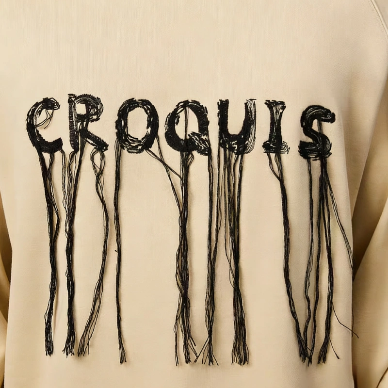 fashion sketch embroidery design