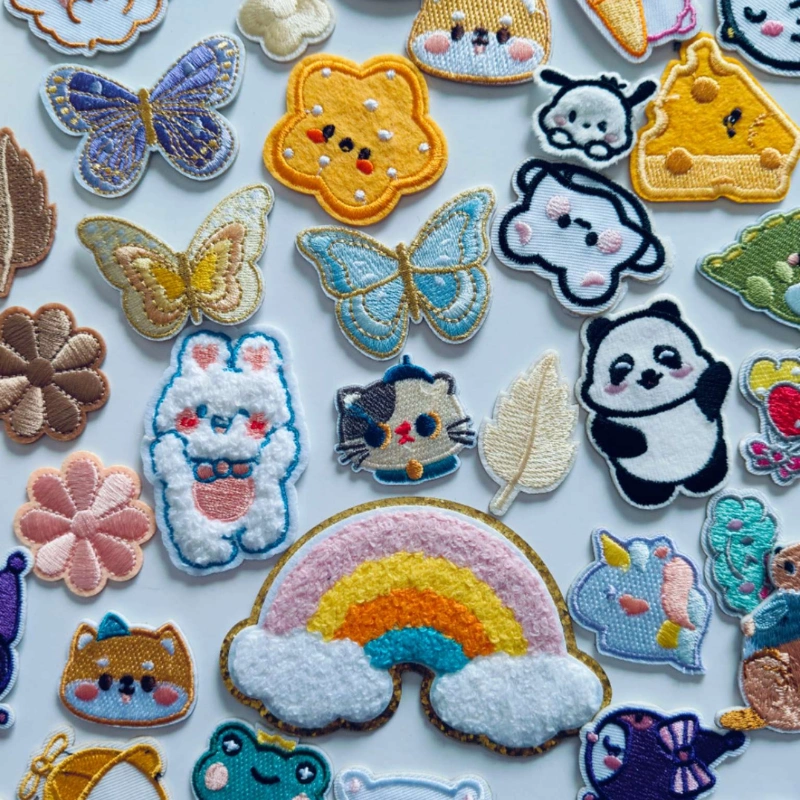 custom cartoon embroidery badge