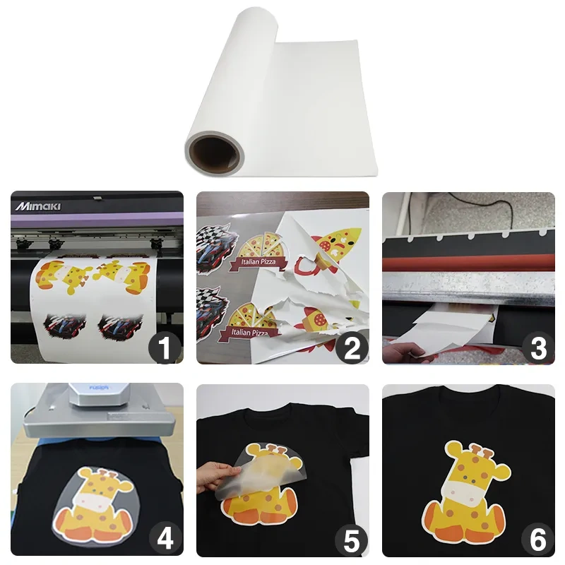 Textile film printing material