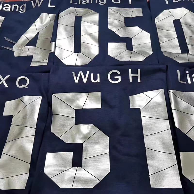 3D logo print on fabric