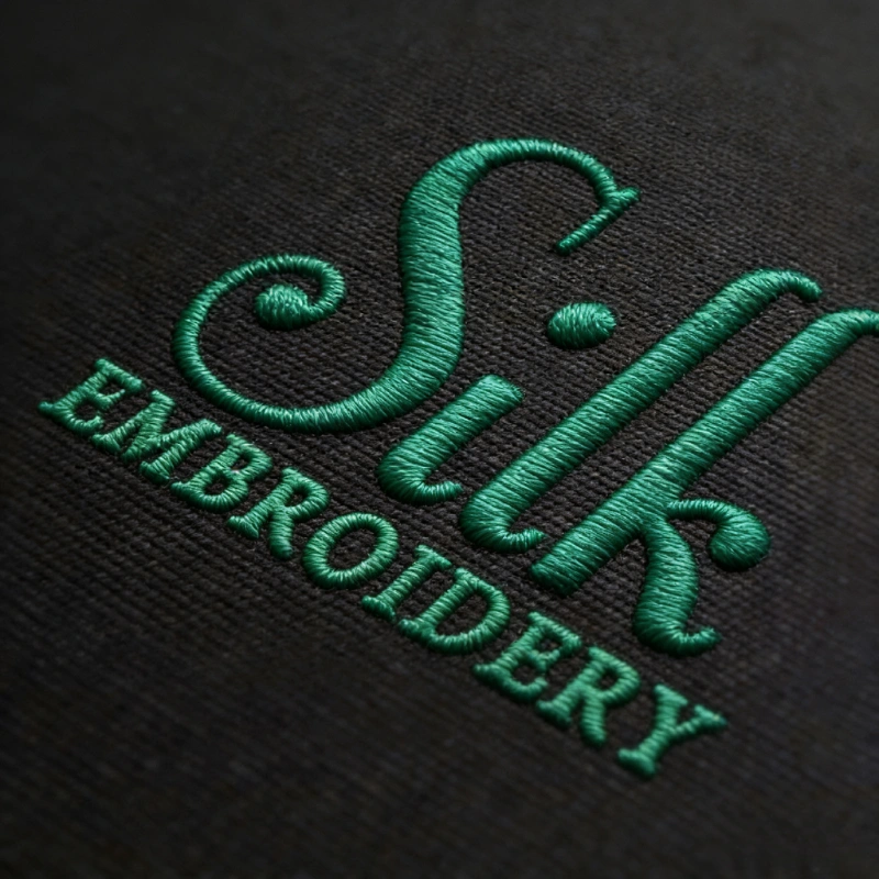 3D floral embroidery pattern