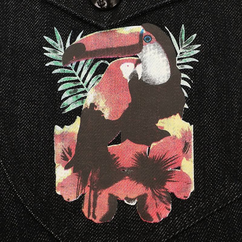 Modern DTF textile artwork