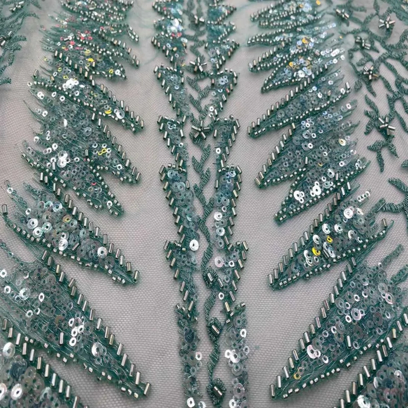 green-leaf-sequins-embroidery-pattern